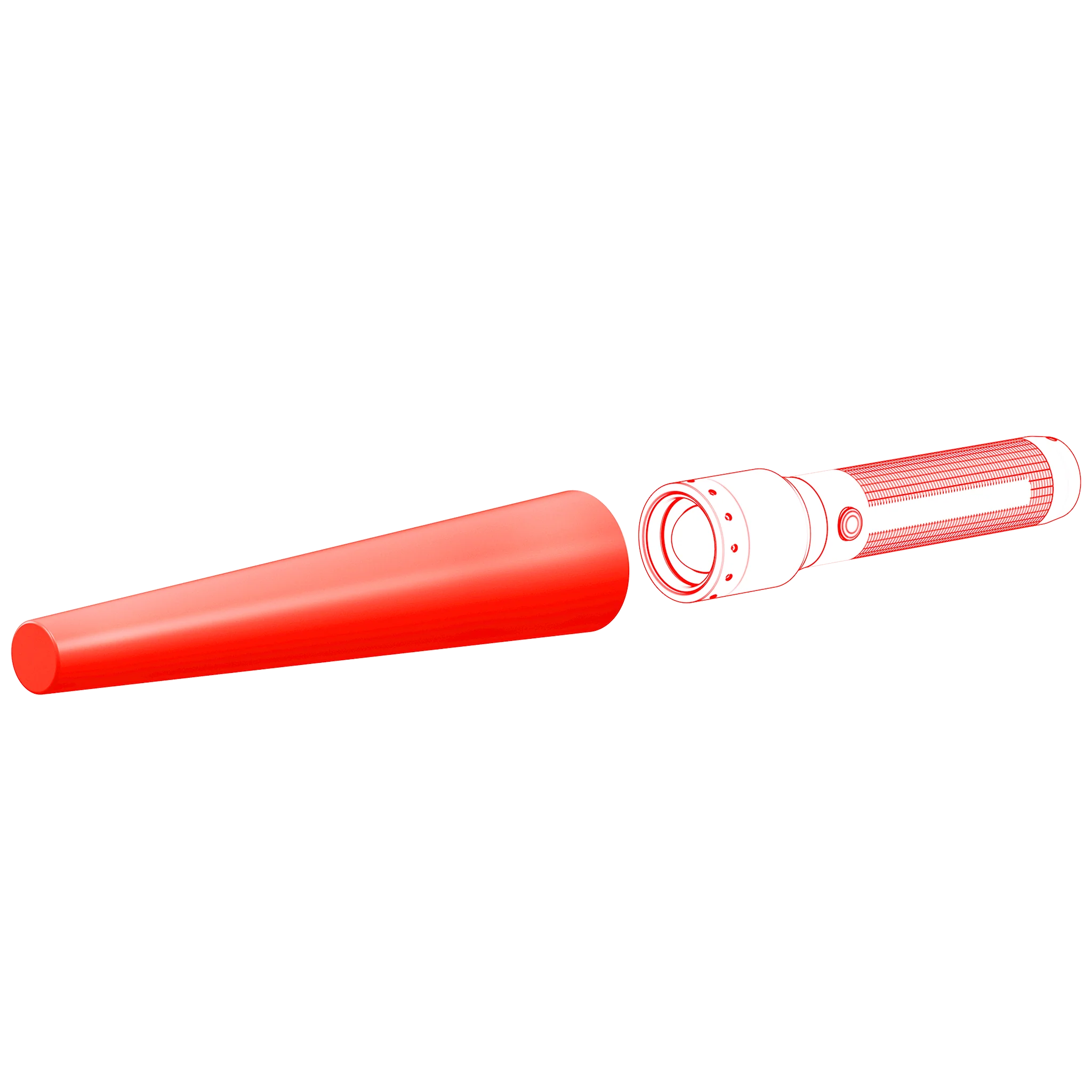 Signal Cone 35.1mm | Suits P6R Core, P6R Signature, P7R Core, P7R Signature & TAC Series Flashlights - Image 4