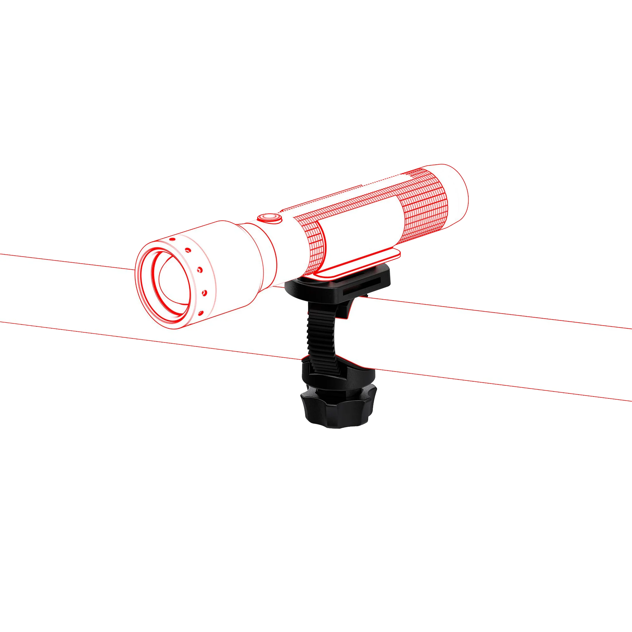 Universal Mounting Bracket Type E | Headlamp and Flashlight Mount - Image 2