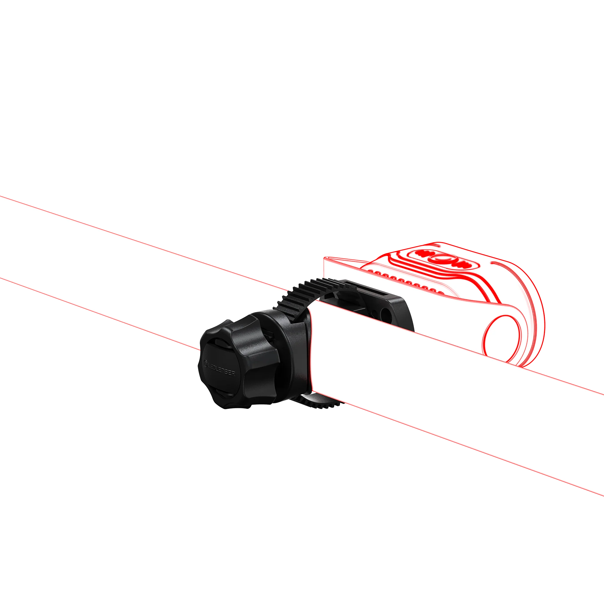 Universal Mounting Bracket Type E | Headlamp and Flashlight Mount - Image 3
